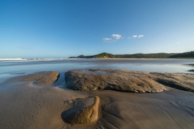 Chintsa plajı gün batımında, Doğu Burnu 'nda, Vahşi Kıyı' da, Güney Afrika 'da