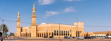 Shaqra, Suudi Arabistan - 14 Aralık 2024: El Muhanna Büyük Camii, Suudi Arabistan 'daki Müslüman cemaati için önemli bir ibadethane.