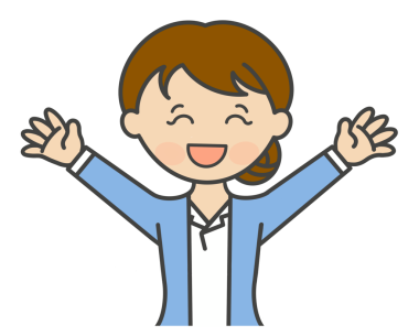 Mutlu kadın çizgi film karakteri çizimi