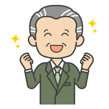 Bir fikri, vektörü ve çizimi olan yaşlı bir adam.