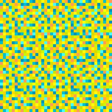 Piksel arka plan parlak renkler. Vektör kusursuz desen, pikselleşme. Renkli piksel noktaları mozaik arkaplan, duvar kağıdı