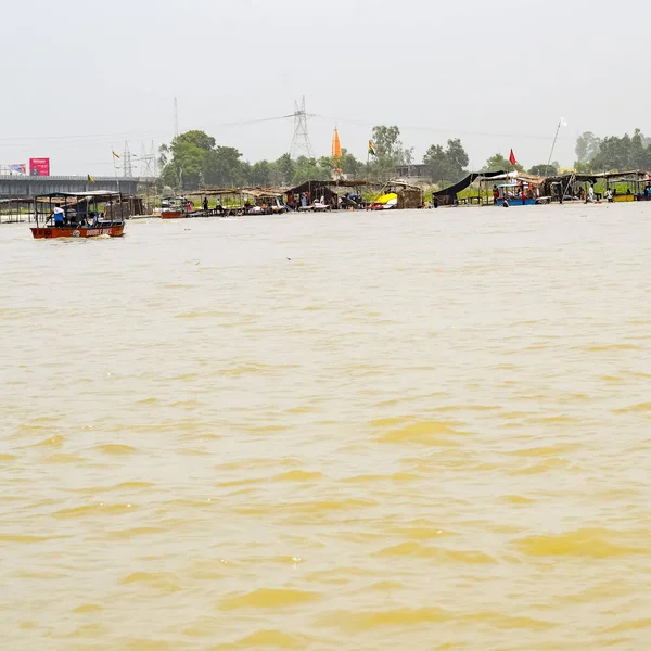Ganga Mint Látható Garh Mukteshwar Uttar Pradesh India Ganga Folyó — Stock Fotó
