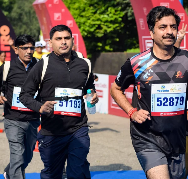 New Delhi Inde Octobre 2022 Vedanta Delhi Demi Marathon Course — Photo