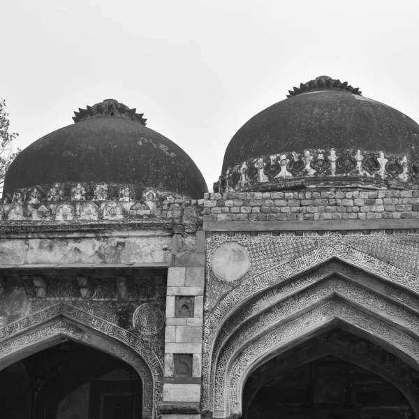 Mughal Arkitektur Inne Lodhi Gardens Delhi Indien Vacker Arkitektur Inne — Stockfoto