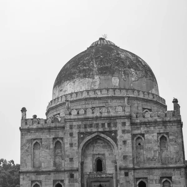 Mughal Architecture Lodhi Gardens Delhi India Beautiful Architecture Drie Koepelige — Stockfoto
