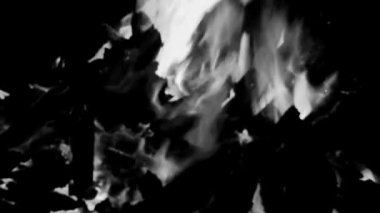 Siyah arka planda ateş alevleri, alev alev dokusu arka planda, çok güzel, ateş yanıyor, odun ve inek gübresi ile ateş siyah ve beyaz şenlik ateşi