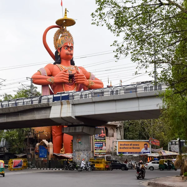 Nueva Delhi India Junio 2022 Gran Estatua Del Señor Hanuman —  Fotos de Stock