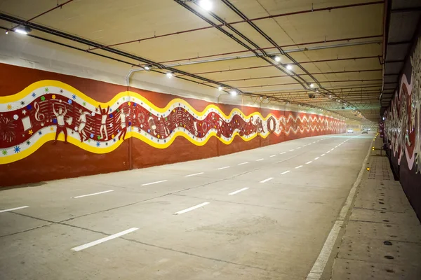 New Delhi Inde Juin 2022 Narendra Modi Dédie Tunnel Pragati — Photo