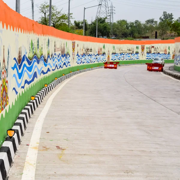 New Delhi India Червня 2022 Narendra Modi Присвячує Pragati Тунель — стокове фото