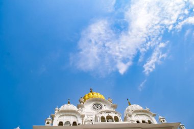 Amritsar, Punjab, Hindistan 'daki Altın Tapınak (Harmandir Sahib), Hindistan' ın ünlü Hint sih simgesi, Altın Tapınak, Amritsar, Hindistan 'daki Sihlerin ana mabedi