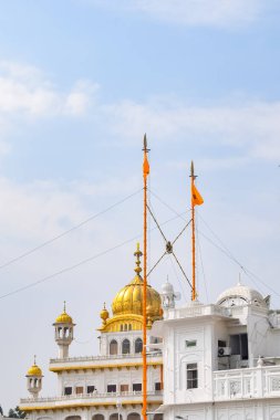Amritsar, Punjab, Hindistan 'daki Altın Tapınak (Harmandir Sahib), Hindistan' ın ünlü Hint sih simgesi, Altın Tapınak, Amritsar, Hindistan 'daki Sihlerin ana mabedi