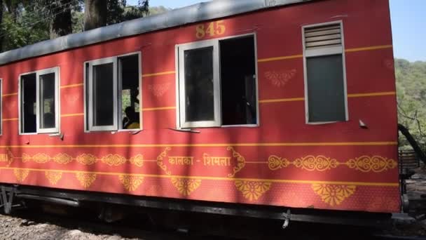 Shimla Himachal Pradesh India May 2022 Toy Train Kalka Shimla — 图库视频影像