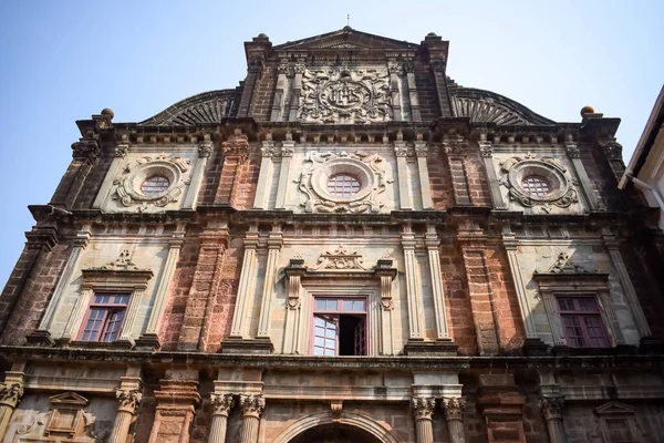 stock image Ancient Basilica of Bom Jesus old goa church at South part of India, Basilica of Bom Jesus in Old Goa, which was the capital of Goa in the early days of Portuguese rule, located in Goa, India