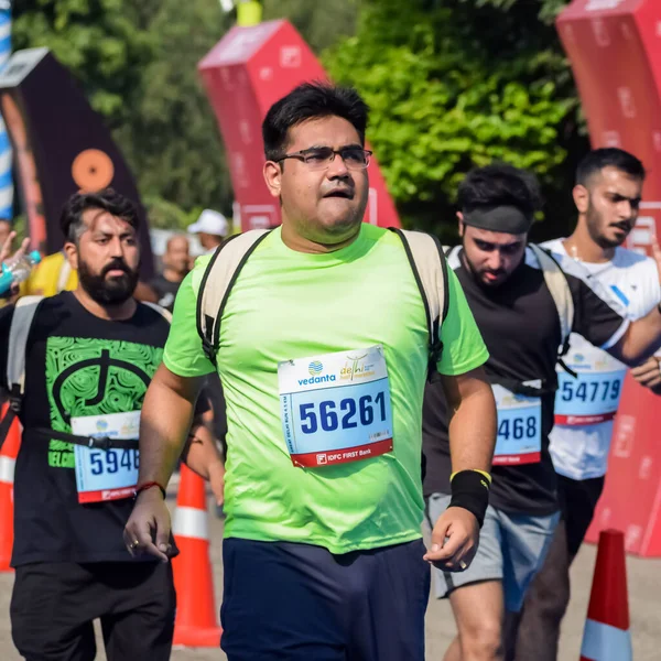 New Delhi India Жовтня 2022 Веданта Делі Half Marathon Racing — стокове фото