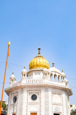 Amritsar, Punjab, Hindistan 'daki Altın Tapınak (Harmandir Sahib), Hindistan' ın ünlü Hint sih simgesi, Altın Tapınak, Amritsar, Hindistan 'daki Sihlerin ana mabedi