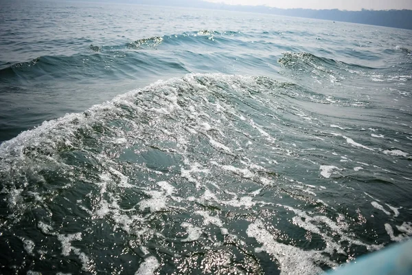 Csodálatos Kilátás Arab Tengerre Nap Folyamán Goa India Ocean View — Stock Fotó