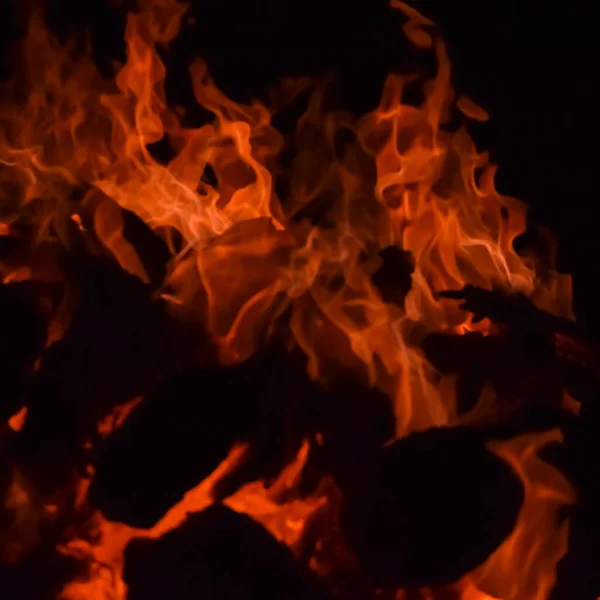 Oheň Plameny Černém Pozadí Požár Oheň Plamen Textury Pozadí Krásně — Stock fotografie