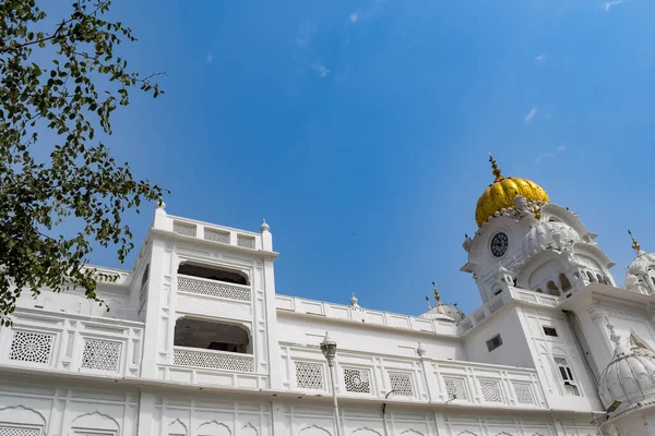 Tekintse Meg Részleteket Építészet Belsejében Golden Temple Harmandir Sahib Amritsar — Stock Fotó