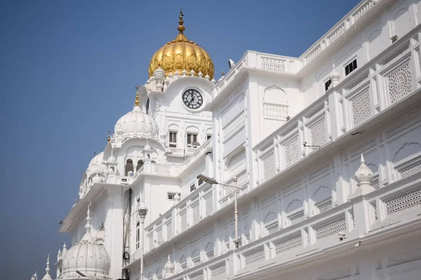 Деталі Архітектури Золотому Храмі Harmandir Sahib Амрітсарі Пенджаб Індія Знаменитий — стокове фото