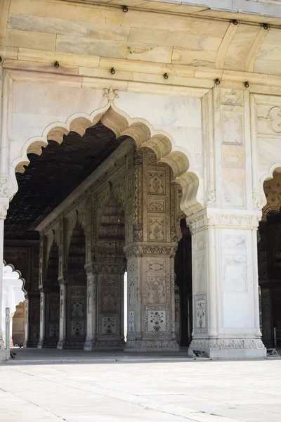 Architektonické Detaily Lal Qila Red Fort Nachází Staré Dillí Indie — Stock fotografie