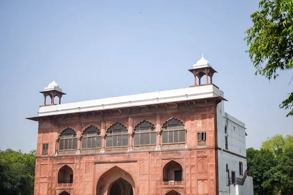 Építészeti Részletek Lal Qila Red Fort Található Old Delhi India — Stock Fotó