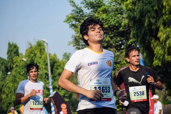 Nueva Delhi India Octubre 2022 Vedanta Delhi Half Marathon Race — Foto de Stock
