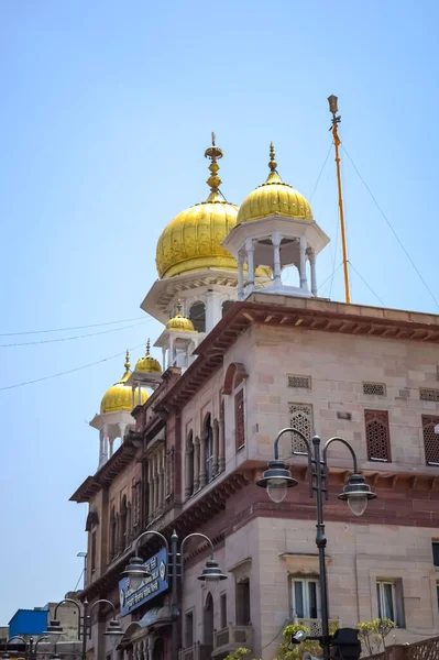 Gurudwara Sis Ganj Sahib One Nine Historical Gurdwaras Old Delhi — Stock Photo, Image