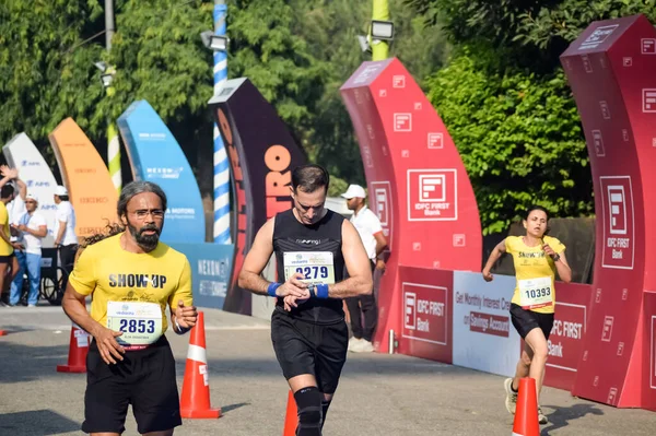 Nuova Delhi India Ottobre 2022 Vedanta Delhi Half Marathon Race — Foto Stock