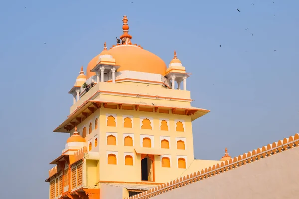 Hermosa Vista Orchha Palace Fort Raja Mahal Chaturbhuj Templo Jahangir — Foto de Stock