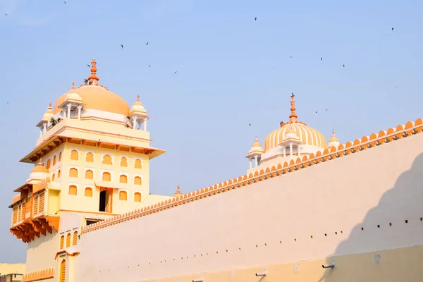 Beautiful View Orchha Palace Fort Raja Mahal Chaturbhuj Temple Jahangir — Stock Photo, Image