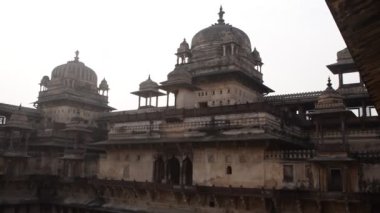 Orchha Sarayı Kalesi, Raja Mahal ve Chaturbhuj Tapınağı Jahangir Mahal, Orchha, Madhya Pradesh, Jahangir Mahal (Orchha Kalesi), Madhya Pradesh, Hindistan arkeolojik sahaları