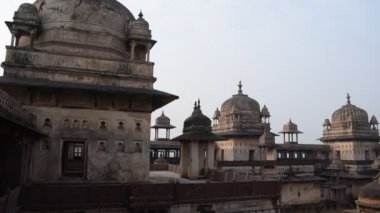 Orchha Sarayı Kalesi, Raja Mahal ve Chaturbhuj Tapınağı Jahangir Mahal, Orchha, Madhya Pradesh, Jahangir Mahal (Orchha Kalesi), Madhya Pradesh, Hindistan arkeolojik sahaları