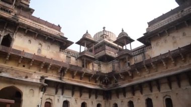 Orchha Sarayı Kalesi, Raja Mahal ve Chaturbhuj Tapınağı Jahangir Mahal, Orchha, Madhya Pradesh, Jahangir Mahal (Orchha Kalesi), Madhya Pradesh, Hindistan arkeolojik sahaları
