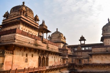 Orchha Sarayı Kalesi, Raja Mahal ve Chaturbhuj Tapınağı Jahangir Mahal, Orchha, Madhya Pradesh, Jahangir Mahal (Orchha Kalesi), Madhya Pradesh, Hindistan arkeolojik sahaları