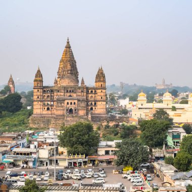 Orchha Sarayı Kalesi, Raja Mahal ve Chaturbhuj Tapınağı Jahangir Mahal, Orchha, Madhya Pradesh, Jahangir Mahal (Orchha Kalesi), Madhya Pradesh, Hindistan arkeolojik sahaları