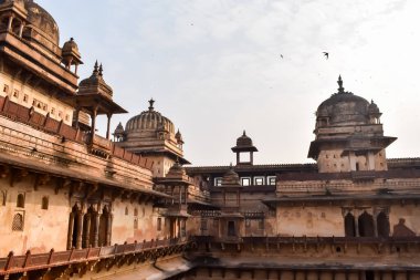 Orchha Sarayı Kalesi, Raja Mahal ve Chaturbhuj Tapınağı Jahangir Mahal, Orchha, Madhya Pradesh, Jahangir Mahal (Orchha Kalesi), Madhya Pradesh, Hindistan arkeolojik sahaları