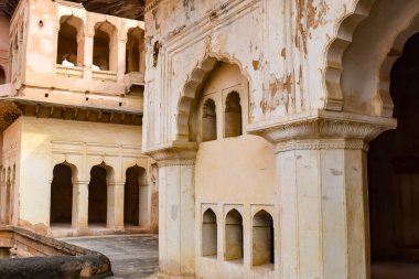 Orchha Sarayı Kalesi, Raja Mahal ve Chaturbhuj Tapınağı Jahangir Mahal, Orchha, Madhya Pradesh, Jahangir Mahal (Orchha Kalesi), Madhya Pradesh, Hindistan arkeolojik sahaları