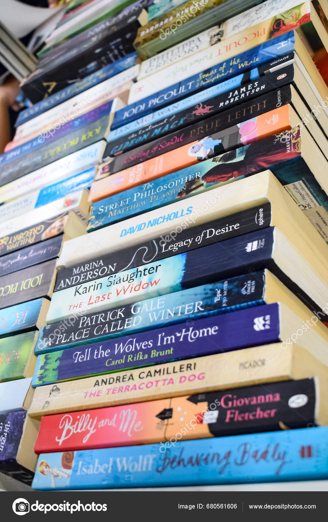 New Delhi India September 2023 Variety Books Shelf Book Stall – Stock