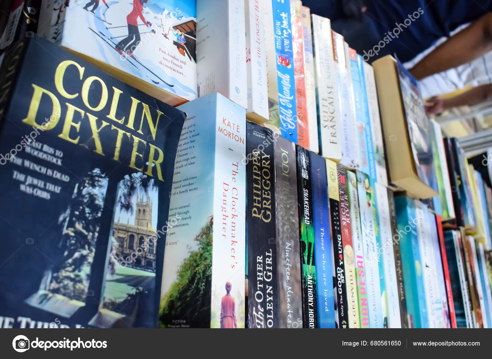New Delhi India September 2023 Variety Books Shelf Book Stall – Stock