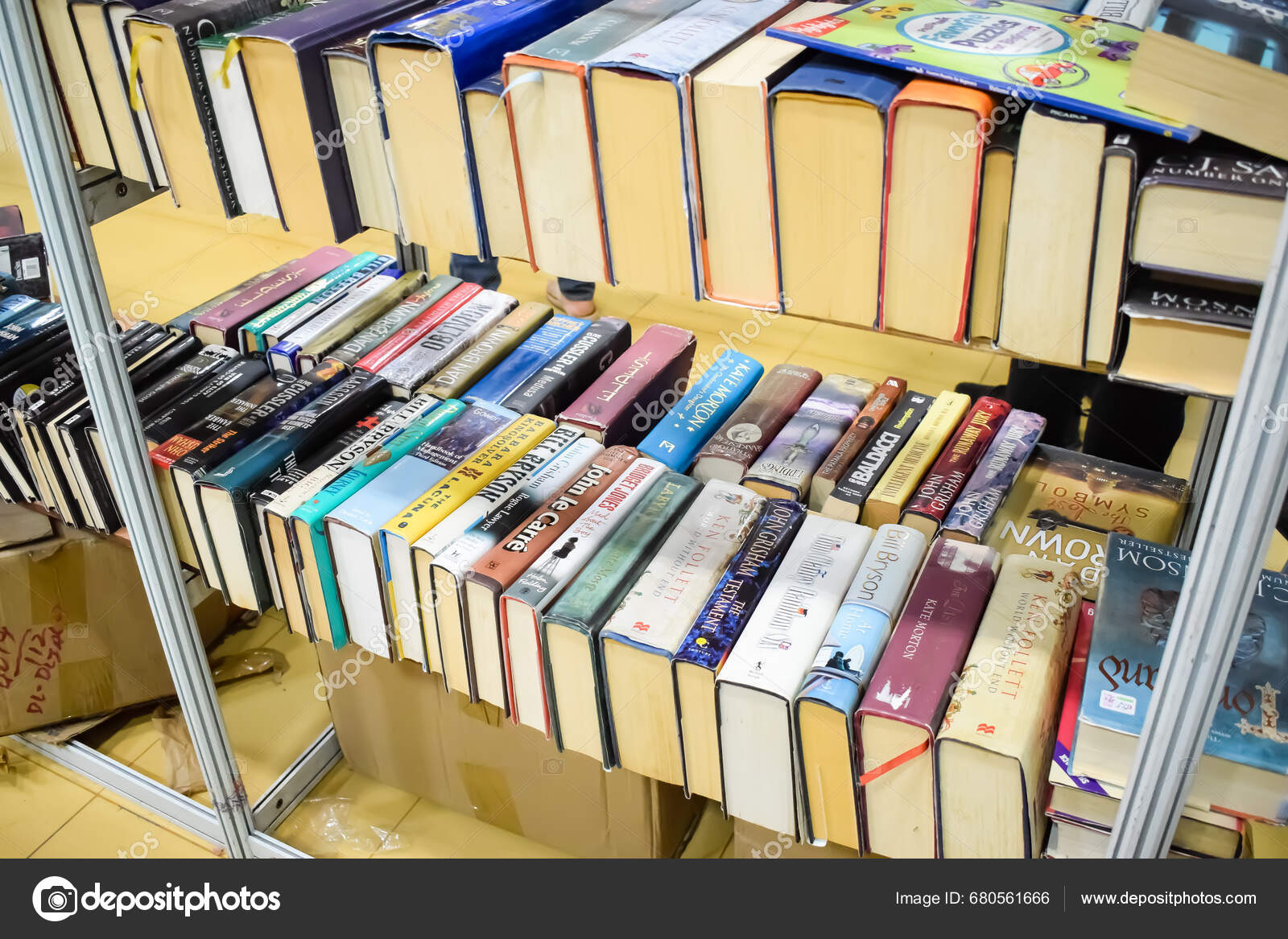 New Delhi India September 2023 Variety Books Shelf Book Stall – Stock