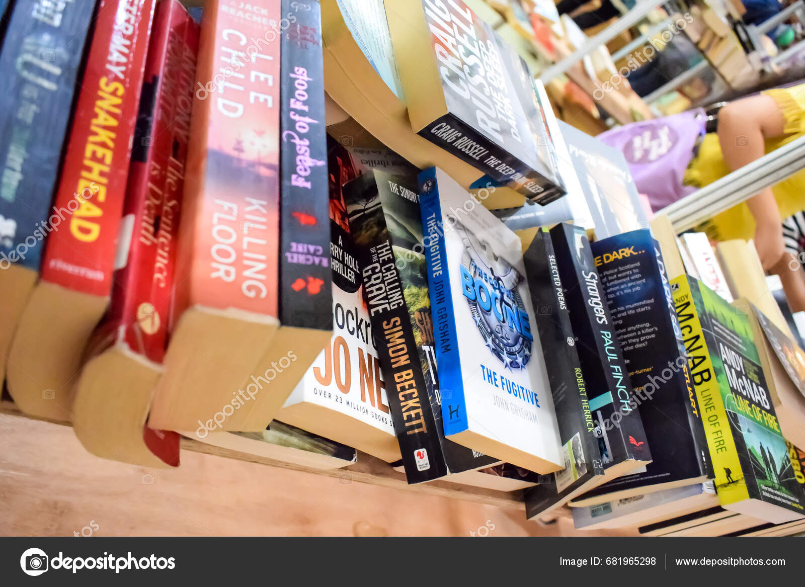 New Delhi India September 2023 Variety Books Shelf Book Stall – Stock