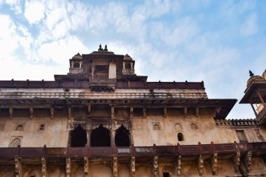 Orchha Sarayı Kalesi, Raja Mahal ve Chaturbhuj Tapınağı Jahangir Mahal, Orchha, Madhya Pradesh, Jahangir Mahal (Orchha Kalesi), Madhya Pradesh, Hindistan arkeolojik sahaları