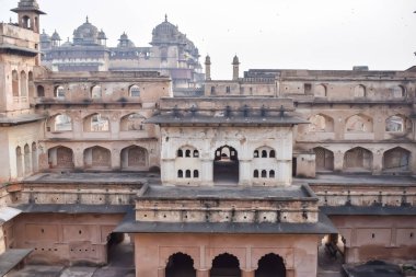 Orchha Sarayı Kalesi, Raja Mahal ve Chaturbhuj Tapınağı Jahangir Mahal, Orchha, Madhya Pradesh, Jahangir Mahal (Orchha Kalesi), Madhya Pradesh, Hindistan arkeolojik sahaları