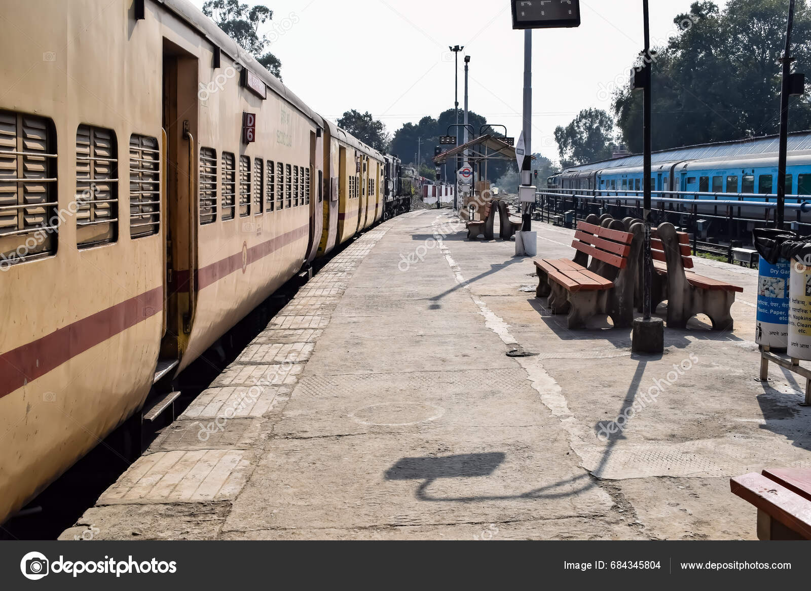 Kathgodam Uttarakhand India September 2023 Indian Railway Train
