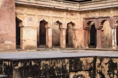 Orchha Sarayı Kalesi, Raja Mahal ve Chaturbhuj Tapınağı Jahangir Mahal, Orchha, Madhya Pradesh, Jahangir Mahal (Orchha Kalesi), Madhya Pradesh, Hindistan arkeolojik sahaları