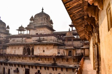 Orchha Sarayı Kalesi, Raja Mahal ve Chaturbhuj Tapınağı Jahangir Mahal, Orchha, Madhya Pradesh, Jahangir Mahal (Orchha Kalesi), Madhya Pradesh, Hindistan arkeolojik sahaları