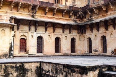 Orchha Sarayı Kalesi, Raja Mahal ve Chaturbhuj Tapınağı Jahangir Mahal, Orchha, Madhya Pradesh, Jahangir Mahal (Orchha Kalesi), Madhya Pradesh, Hindistan arkeolojik sahaları