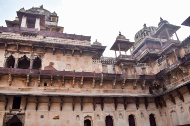 Orchha Sarayı Kalesi, Raja Mahal ve Chaturbhuj Tapınağı Jahangir Mahal, Orchha, Madhya Pradesh, Jahangir Mahal (Orchha Kalesi), Madhya Pradesh, Hindistan arkeolojik sahaları