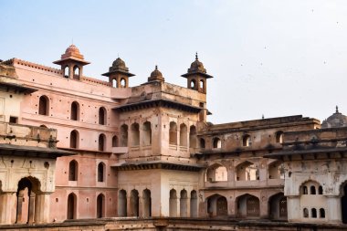 Orchha Sarayı Kalesi, Raja Mahal ve Chaturbhuj Tapınağı Jahangir Mahal, Orchha, Madhya Pradesh, Jahangir Mahal (Orchha Kalesi), Madhya Pradesh, Hindistan arkeolojik sahaları