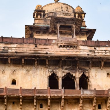 Orchha Sarayı Kalesi, Raja Mahal ve Chaturbhuj Tapınağı Jahangir Mahal, Orchha, Madhya Pradesh, Jahangir Mahal (Orchha Kalesi), Madhya Pradesh, Hindistan arkeolojik sahaları